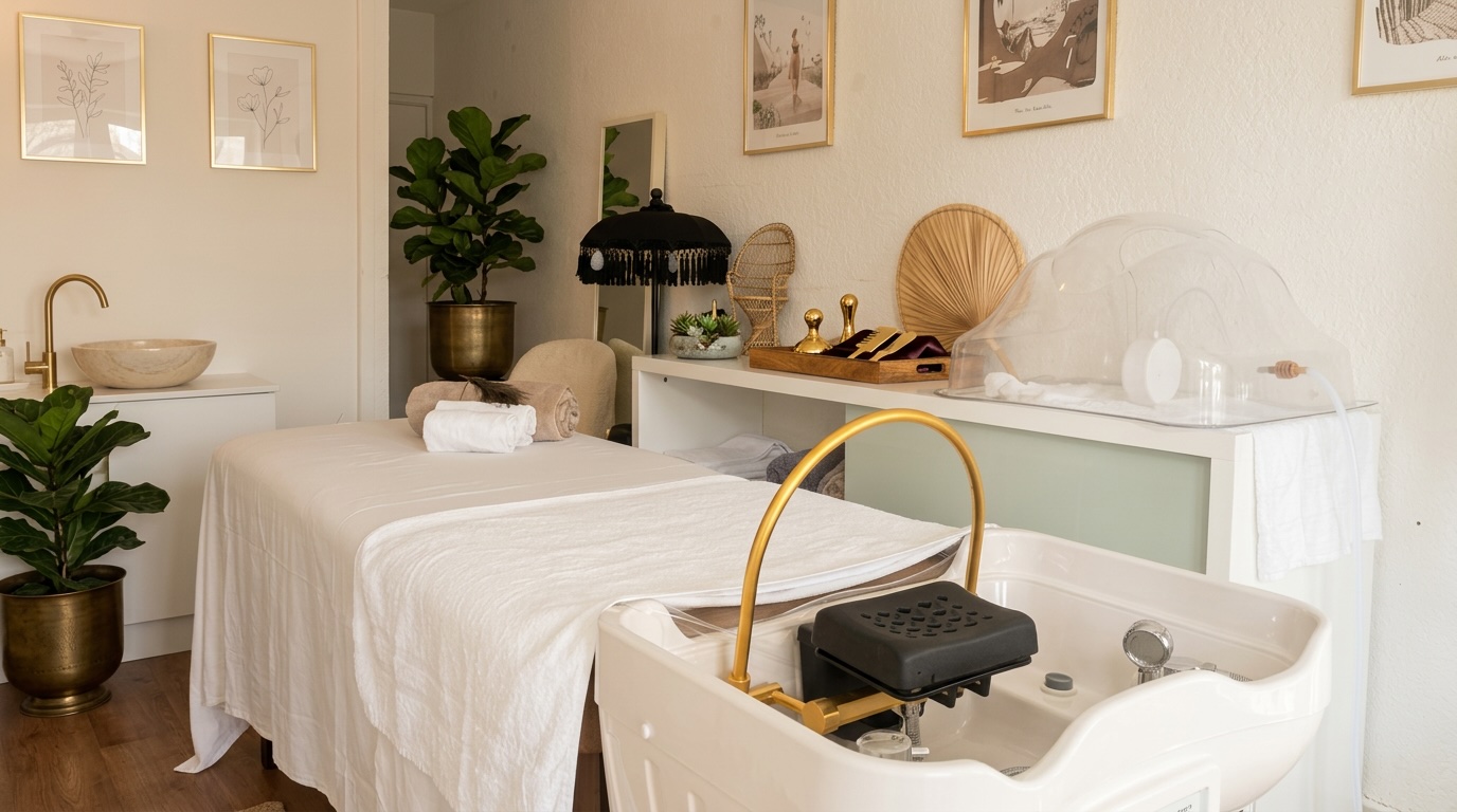 Machine Head Spa avec arche dorée